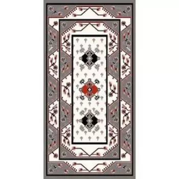 Ковёр овальный DIlber 3045, 200 х 400 см, цвет kemik/gri