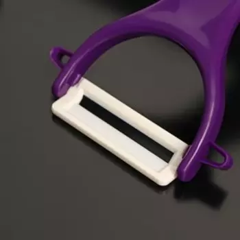 Овощечистка Samura, циркониевая керамика, цвет фиолетовый