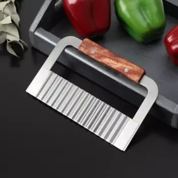 Нож для фигурной резки Доляна, 1812 см, серебристый