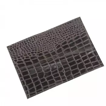 П405-238 Обложка для паспорта П405,коричневый крокодил - 238