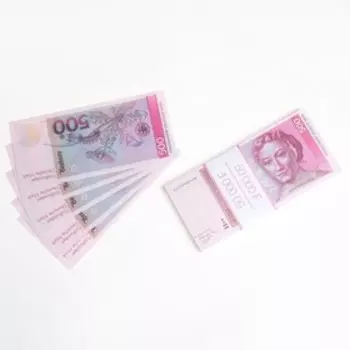 Пачка купюр 500 немецких марок