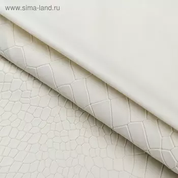 Пэчворк декоративная кожа «Белые ночи», 50 х 50 см.