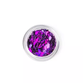 Пайетки для ногтей «Лепесток», изабелла