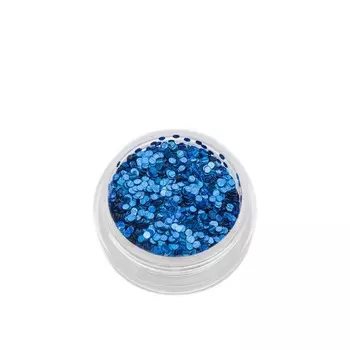 Пайетки для ногтей POLE «Кошачий глаз», №1 синие