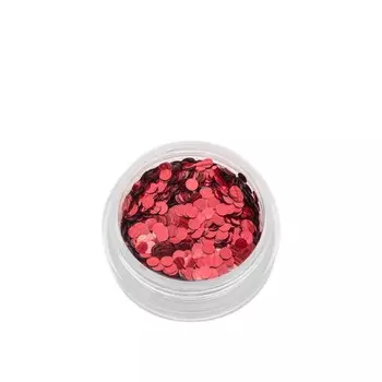 Пайетки для ногтей POLE «Кошачий глаз», №2 красные