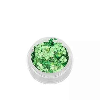 Пайетки для ногтей POLE «Кошачий глаз», №2 зелёные