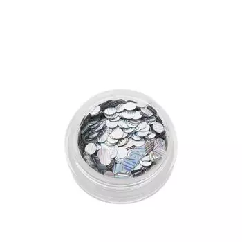 Пайетки для ногтей POLE «Кошачий глаз», №3 голография