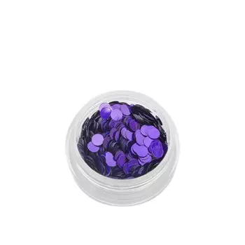 Пайетки для ногтей POLE «Кошачий глаз», №3 фиолетовые