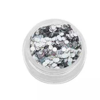 Пайетки для ногтей TNL «Кошачий глаз», №2, голография