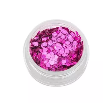 Пайетки для ногтей TNL «Кошачий глаз», №2, фуксия