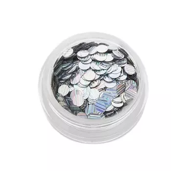 Пайетки для ногтей TNL «Кошачий глаз», №3, голография