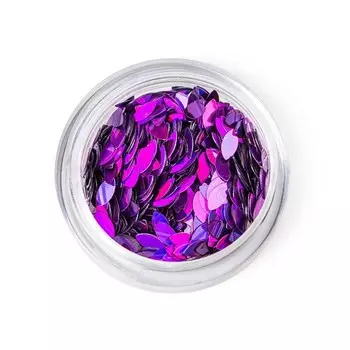 Пайетки для ногтей TNL «Лепесток», изабелла