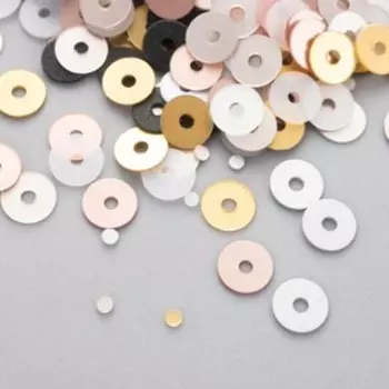 Пайетки "Плоские. Матовые. Побережье" набор 10 гр d-4 мм