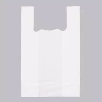 Пакет "Белый", полиэтиленовый, майка, 30 х 55 см, 17 мкм