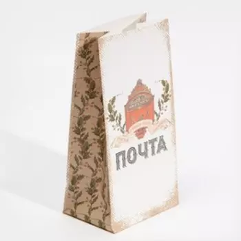 Пакет без ручек «Почта», 10 × 19.3 × 7 см