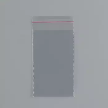 Пакет БОПП с клеевым клапаном 10 х 16/4 см, 25 мкм