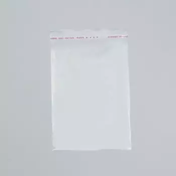 Пакет БОПП с клеевым клапаном 14 х 18/4 см, 25 мкм