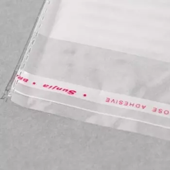 Пакет БОПП с клеевым клапаном 40 х 50/4 см, 30 мкм