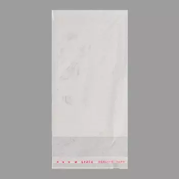 Пакет БОПП с клеевым клапаном 8 х 14/4 см, 25 мкм