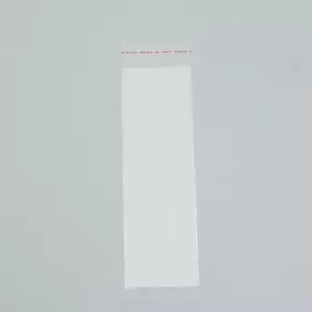 Пакет БОПП с клеевым клапаном 8 х 24/4 см, 25мкм