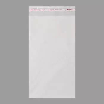 Пакет БОПП с клеевым клапаном, прозрачный для фасовки и упаковки, 1426/3.5 см, 30 мкм