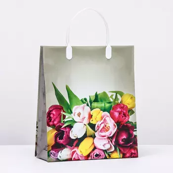 Пакет «Букет», мягкий пластик, 2623 см, 110 мкм