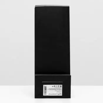 Пакет бумажный фасовочный, графитовый, 10 х 26 х 7 см