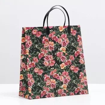 Пакет "Цветы в зелени", мягкий пластик, 30 x 30 см, 100 мкм