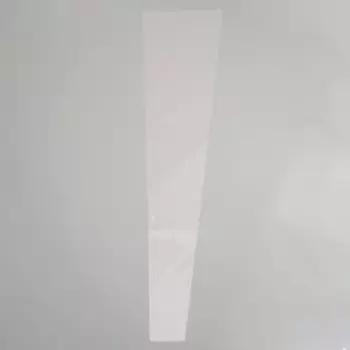 Пакет для цветов конус "Для розы", прозрачный, 21 х 80 см