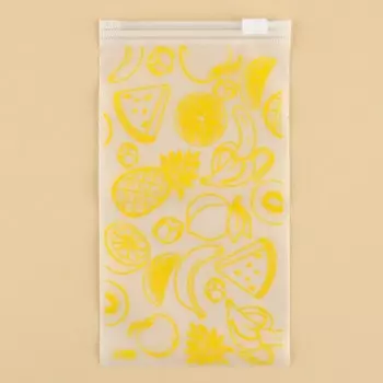 Пакет для хранения вещей «Фрукты», 14 мкм, 9 х 16 см.