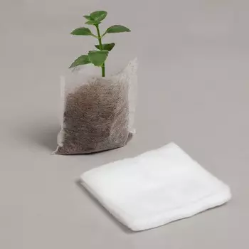 Пакет для рассады, 70 мл, 57 см, спанбонд плотностью 25 г/м, Greengo