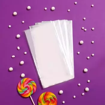 Пакет фасовочный БОПП, прозрачный, 10 20 см, 25 мкм