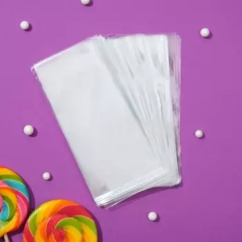 Пакет фасовочный БОПП, прозрачный, 6 12 см, 25 мкм