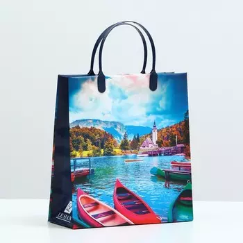 Пакет "Горное озеро", мягкий пластик, 26 x 23 см, 100 мкм