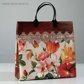 Пакет "Камея", мягкий пластик, 30х30 см, 150 мкм