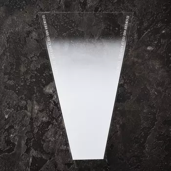 Пакет конус для цветов, «Переход», 30+9.545 см, белый