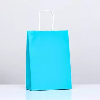 Пакет крафт «Радуга», голубой, 18825 см, 80 г/м, 1 шт.