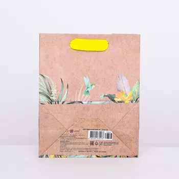 Пакет крафт "Весеннее настроение" 18 х 22,3 х 10 см