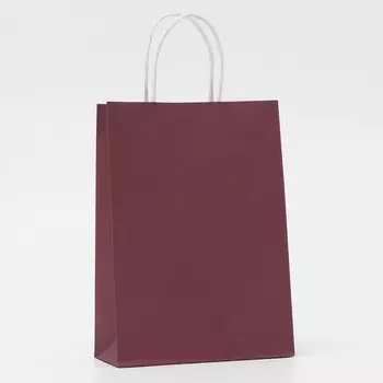 Пакет крафт винный, круглая ручка, 18825 см, 120 г