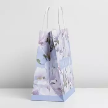 Пакет подарочный крафтовый, упаковка, For you, 22 х 25 х 12 см