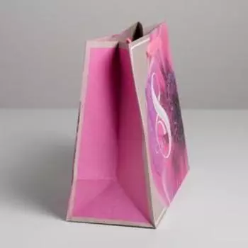 Пакет крафтовый горизонтальный «Волшебный праздник», ML 27 х 23 х 11,5 см