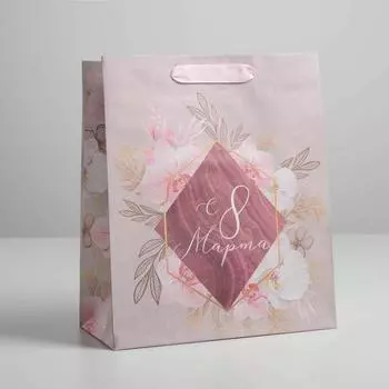 Пакет крафтовый вертикальный «Нежность», ML 23 х 27 х 11,5 см