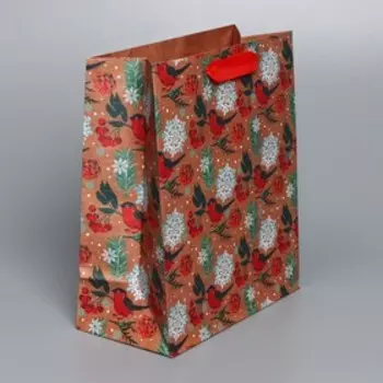 Пакет крафтовый вертикальный «Яркие моменты», ML 23 × 27 × 11,5 см