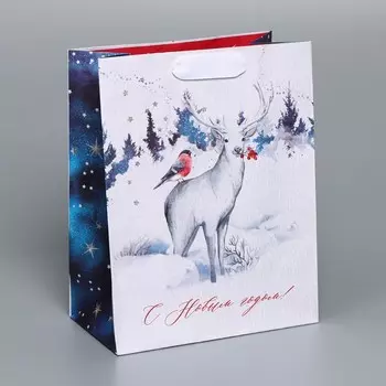 Пакет крафтовый вертикальный «Загадай желание», MS 18 × 23 × 10 см