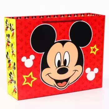 Пакет ламинированный горизонтальный, 50 х 40 х 15 см "Мышка", Микки Маус