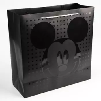 Пакет подарочный, 30х30х12 см, Микки Маус
