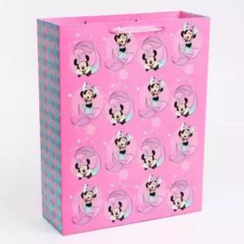 Пакет подарочный, 31х40х11 см, Минни Маус