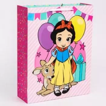 Пакет ламинированный вертикальный, 31 х 40 х 11 см "Принцессы", Принцессы