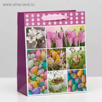 Пакет подарочный ламинированный, 18 x 23 x 10 см