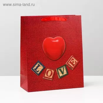 Пакет ламинированный, 26 x 32 x 12 см